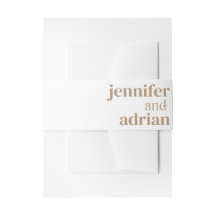 Trouwdetails Moderne Trouw Uitnodiging Buik