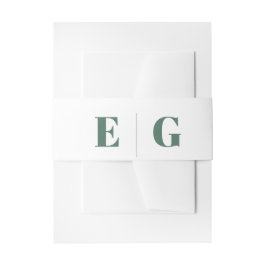 Trouwdetails Moderne Trouw Uitnodiging Buik Uitnodigingen Wikkel