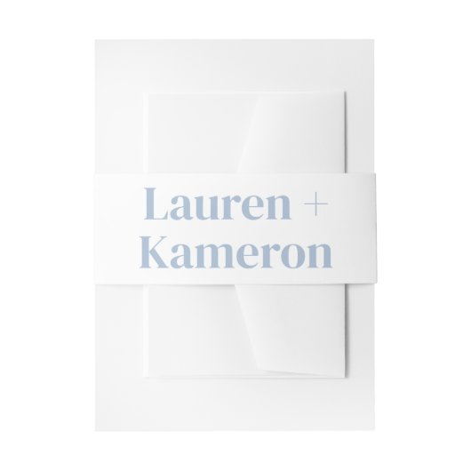 Trouwdetails Moderne Trouw Uitnodiging Buik Uitnodigingen Wikkel (Voorkant Voorbeeld)