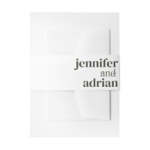 Trouwdetails Moderne Trouw Uitnodiging Buik