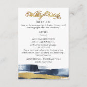 Trouwdetails | RSVP | QR-code bijlage kaart (Voorkant)