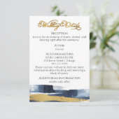 Trouwdetails | RSVP | QR-code bijlage kaart (Staand voorkant)