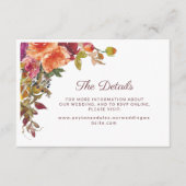 Trouwdetails RSVP-website Uw tekst Informatiekaartje (Voorkant)