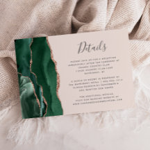 Trouwdetails van Smaragdagaat Roze Goud Blush