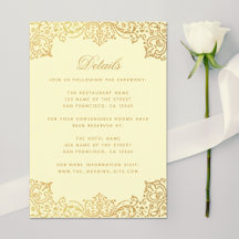 Trouwdetails Vintage Elegant Goud Crème Antiek