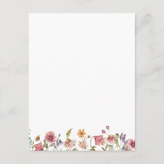 Trouwdetails Wilde Bloementuin Informatiekaartje (Achterkant)