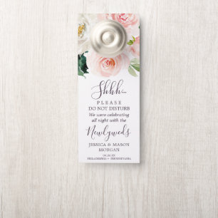 Trouwdeurhanger - Niet storen - Blush Deurhanger