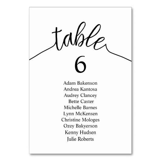 Trouwdiner Guest Table Chart Rustieke Kaart (Achterkant)