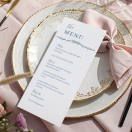 Trouwdiner met Staalblauwe Kam van Klimmende Roos Menu