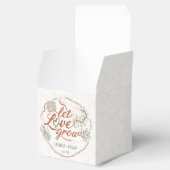 Trouwdouche Laat liefde groeien Succulent Plant Sc Bedankdoosjes (Geopend)