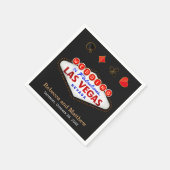 Trouwdouche Las Vegas Wedding Party Servetten (Hoek)