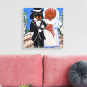 TROUWDOXIES CANVAS AFDRUK (Insitu (Woonkamer))