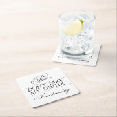 Trouwdrank Coasters Neem alsjeblieft mijn Drink ni Kartonnen Onderzetters (Insitu)