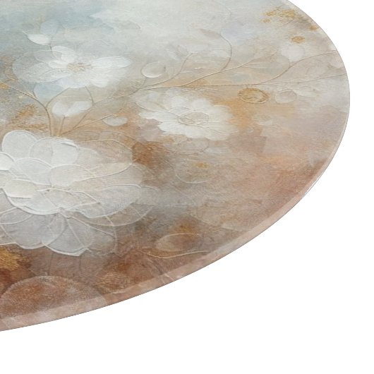 Trouwduif Bloemen Snijplank (Hoek)