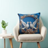 Trouwduiven Kunst Kussen (Stoel)