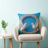 Trouwduiven Kunst Kussen (Stoel)