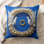 Trouwduiven Kunst Kussen (Deken)