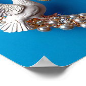 Trouwduiven Kunst Poster (Hoek)