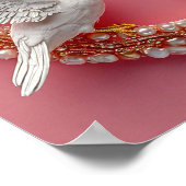 Trouwduiven Kunst Poster (Hoek)