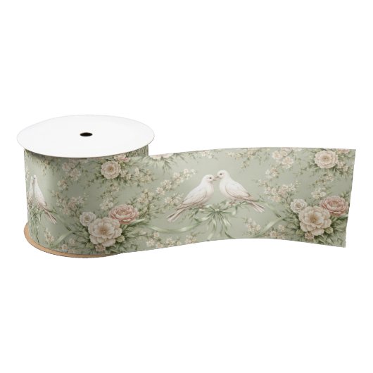 Trouwduiven met Rozen en Lint (Spoel)