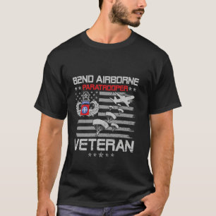 Trouwe 82ste Airborne Divisie Paratrooper Veteraan T-shirt