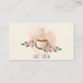 trouwe beloning koffiehopcafé visitekaartje (Achterkant)