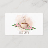 trouwe beloning koffiehopcafé visitekaartje (Achterkant)