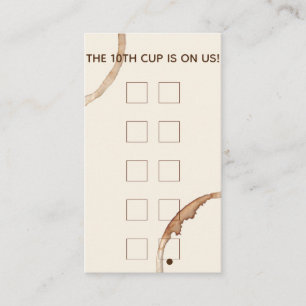 trouwe beloning koffiehopcafé visitekaartje