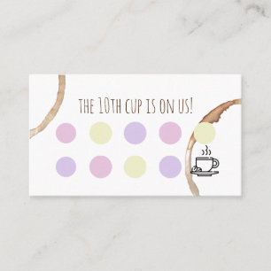 trouwe beloning koffiehopcafé visitekaartje