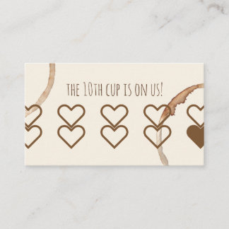 trouwe beloning koffiehopcafé visitekaartje