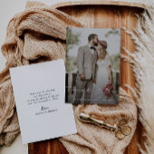 trouwe bruiloft bedankt foto