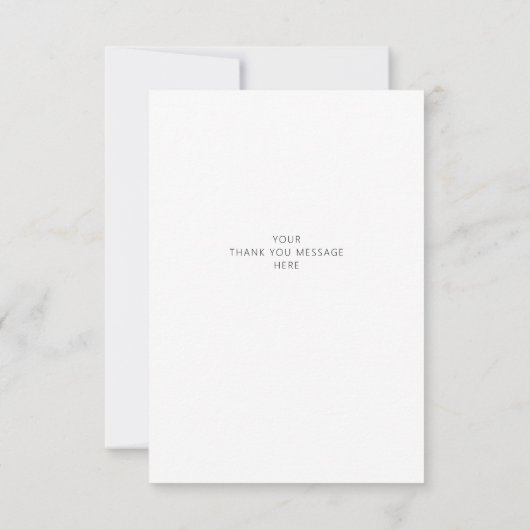 trouwe bruiloft bedankt foto (Achterkant)