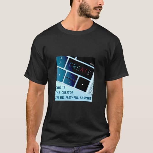 Trouwe dienaar (donker) T-shirt (Voorkant)