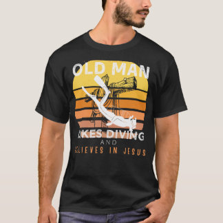 Trouwe diepten: Grumpy Old Mans Duik met Jezus & T-shirt
