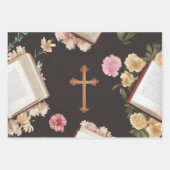 Trouwe Duif & Cross Harmony Inpakpapier Vel (Voorkant)