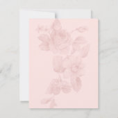 Trouwe floral vintage | Tafel nummers Kaart (Achterkant)