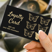 trouwe folie vlinder visitekaartje