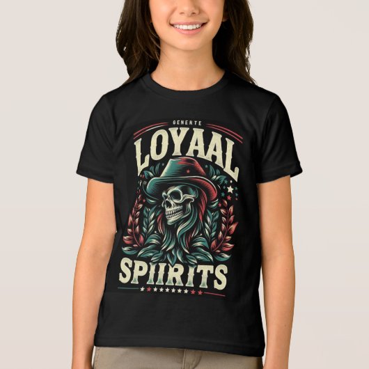 trouwe geesten Tri-Blend shirt (Voorkant)