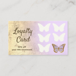 trouwe goudfolie vlinder vlinder visitekaartje