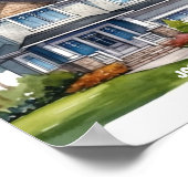 Trouwe Home Jozua 24:15 Christelijke muurkunst Poster (Hoek)