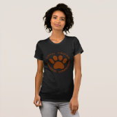 Trouwe Hond Poot Vriend T-shirt (Voorkant volledig)