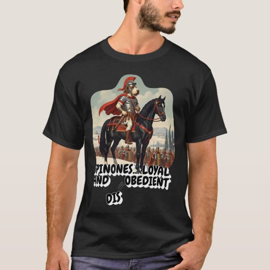 Trouwe Italiaanse Spinone T-shirt (Voorkant)