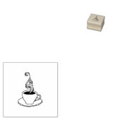 trouwe koffiestempel rubberstempel (Gestempeld)