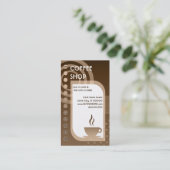 trouwe koffiewinkel klantenkaartje (Staand voorkant)