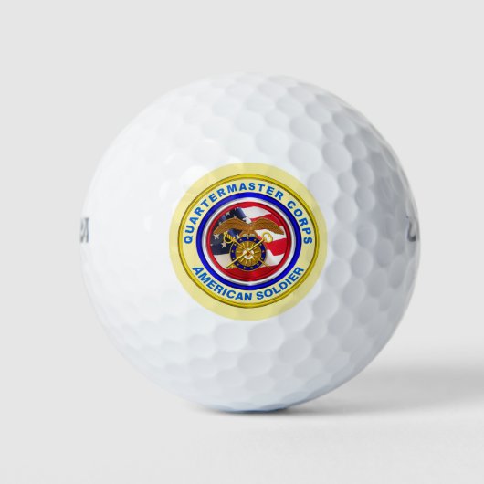 Trouwe kwartiermeesterkorps-veteraan van het leger golfballen (Voorkant)