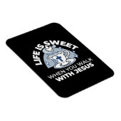 Trouwe Levende Kunst - Teacup met Kruis en Duif Magneet (Rechterzijde)