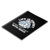 Trouwe Levende Kunst - Teacup met Kruis en Duif Notitieboek (Linkerzijde)