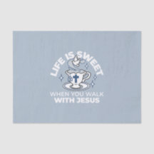 Trouwe Levende Kunst - Teacup met Kruis en Duif