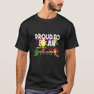 Trouwe mechanische burger Beroep carrière werker T-shirt