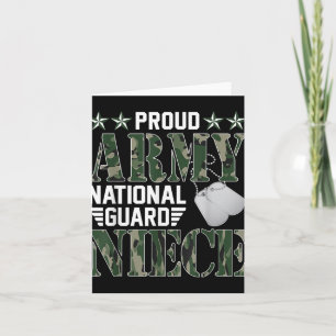 Trouwe Nationale Gardedoe Niece Militaire Familie Kaart